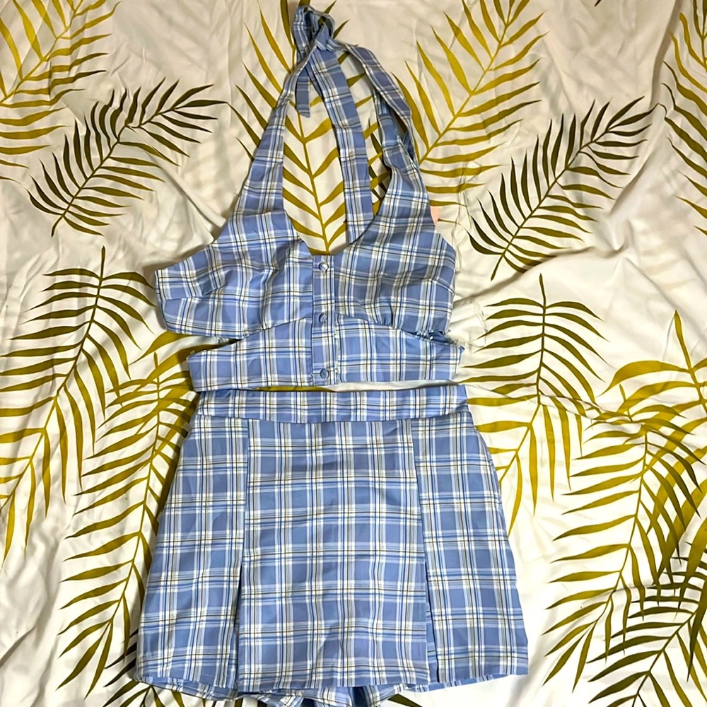 2 piece halter skort set. Brand New!